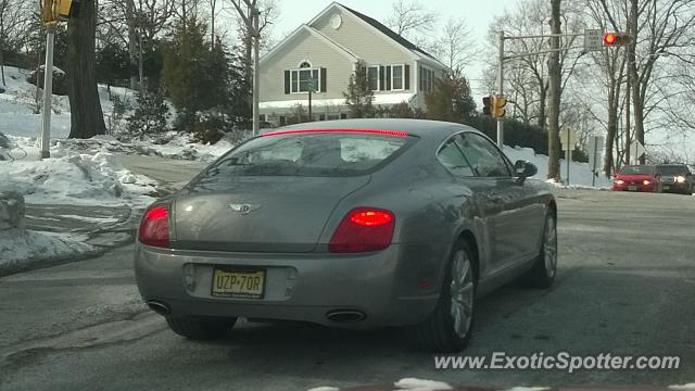 Bentley Continental spotted in Chatham, New Jersey