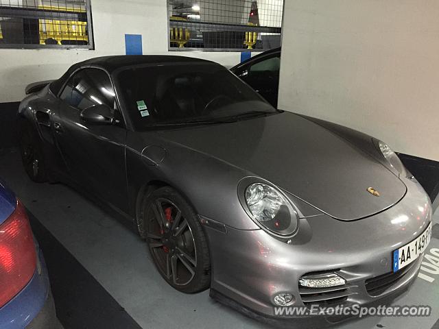 Porsche 911 Turbo spotted in Paris, France