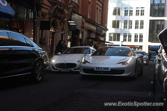 Ferrari 458 Italia spotted in London, United Kingdom