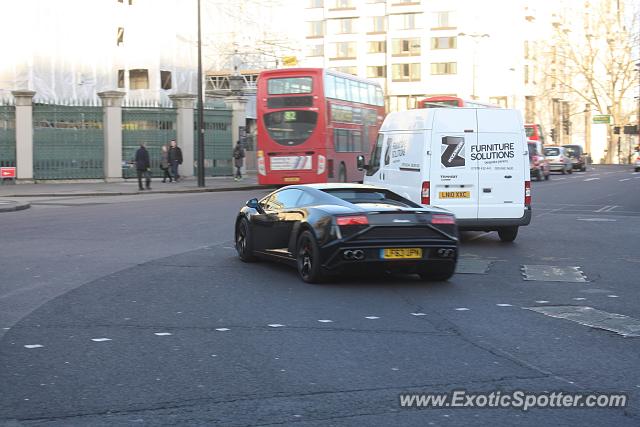 Lamborghini Gallardo spotted in London, United Kingdom