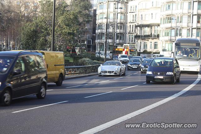 Ferrari California spotted in London, United Kingdom