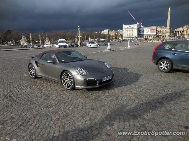 Porsche 911 Turbo spotted in Paris, France