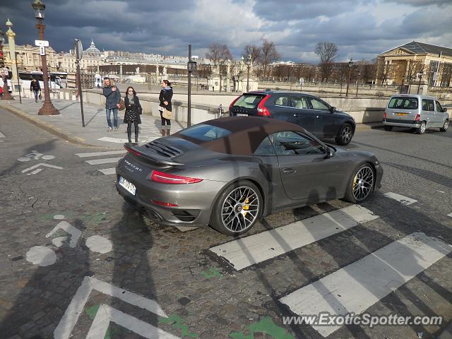 Porsche 911 Turbo spotted in Paris, France