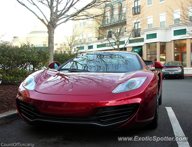 Mclaren MP4-12C spotted in Charlotte, North Carolina