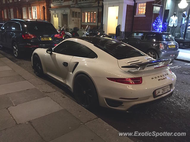 Porsche 911 Turbo spotted in London, United Kingdom