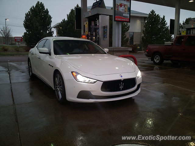 Maserati Ghibli spotted in Castle Pines, Colorado