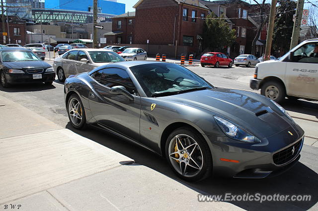 Ferrari California spotted in Toronto, Canada