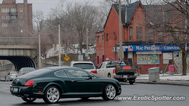 Bentley Continental spotted in Toronto, Canada