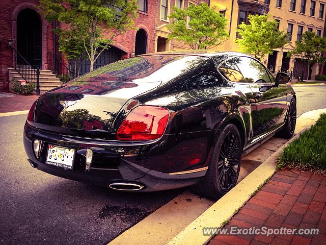 Bentley Continental spotted in Potomac, Maryland