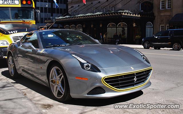 Ferrari California spotted in Montreal, Canada