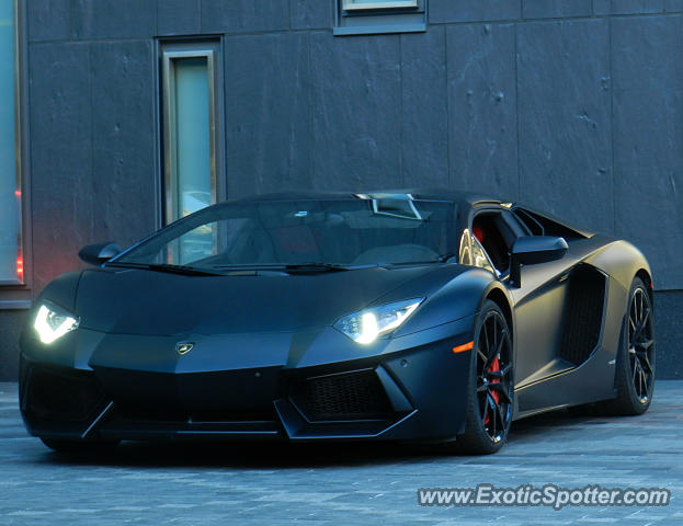 Lamborghini Aventador spotted in Toronto, Canada