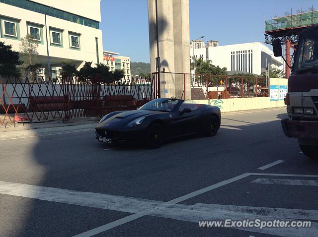 Ferrari California spotted in Macau, China