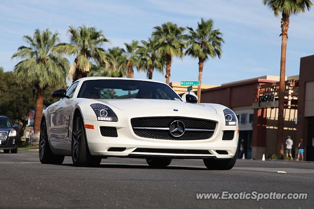 Mercedes SLS AMG spotted in Palm Desert, California