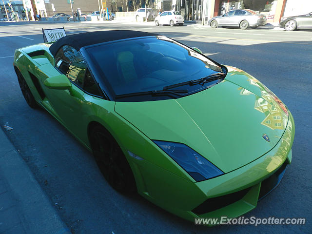 Lamborghini Gallardo spotted in Toronto, Canada