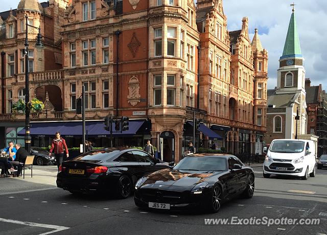 Mercedes SLS AMG spotted in London, United Kingdom