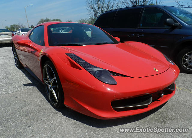 Ferrari 458 Italia spotted in Windsor, Ontario, Canada