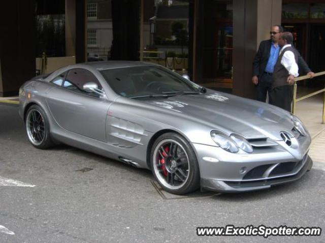 Mercedes SLR spotted in London, United Kingdom