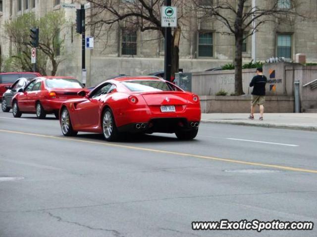 Ferrari 599GTB spotted in Montreal, Canada