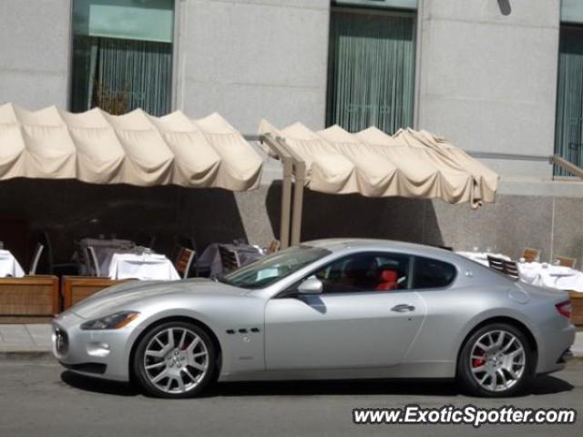 Maserati GranTurismo spotted in Montreal, Canada