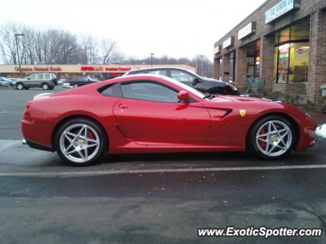 Ferrari 599GTB spotted in Northvale, New Jersey