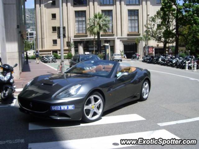 Ferrari California spotted in Monte Carlo, Monaco