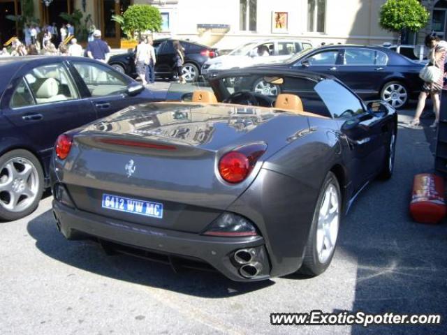 Ferrari California spotted in Monte Carlos, Monaco