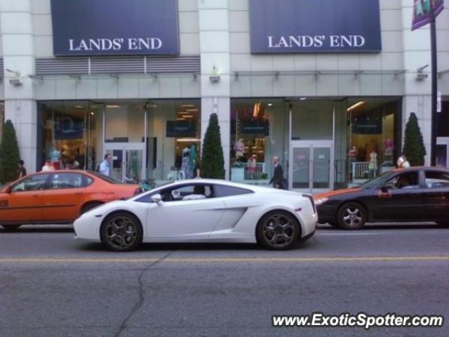 Lamborghini Gallardo spotted in Toronto, Canada