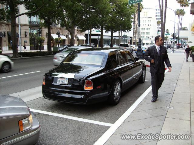 Rolls Royce Phantom spotted in Beverly Hills, California