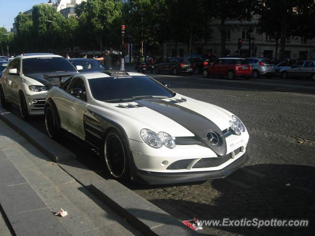 Mercedes SLR spotted in Paris, France