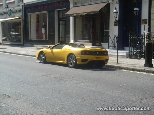 Ferrari 360 Modena spotted in London, United Kingdom