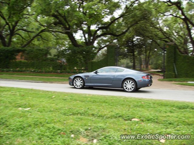 Aston Martin DB9 spotted in Houston, Texas