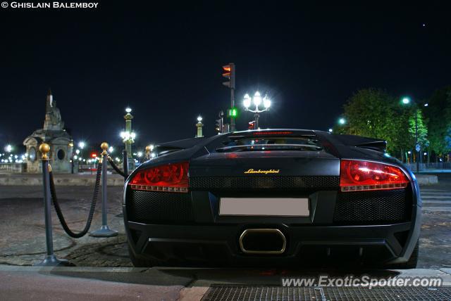 Lamborghini Murcielago spotted in Paris, France