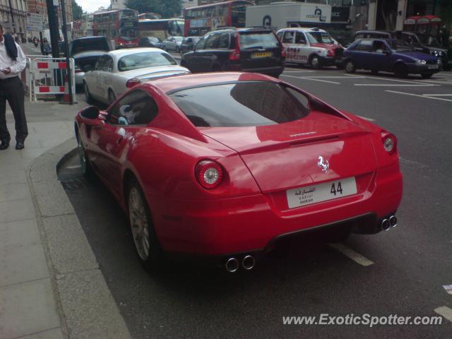 Ferrari 599GTB spotted in London, United Kingdom