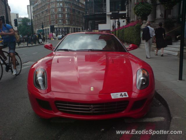 Ferrari 599GTB spotted in London, United Kingdom