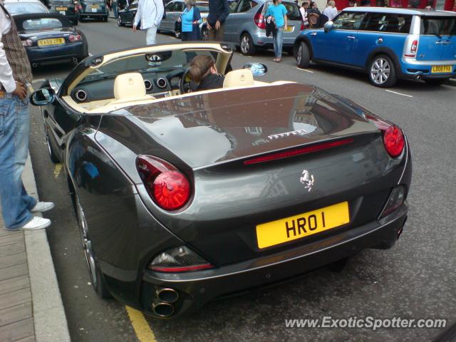 Ferrari California spotted in London, United Kingdom