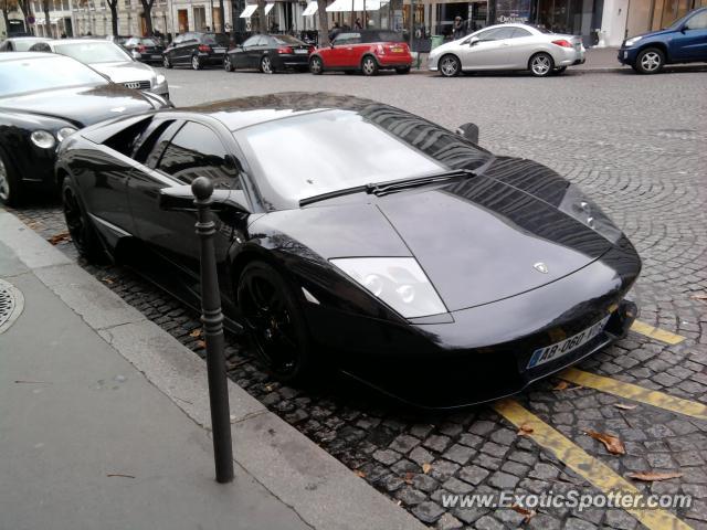 Lamborghini Murcielago spotted in Paris, France