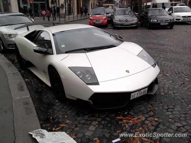 Lamborghini Murcielago spotted in Paris, France