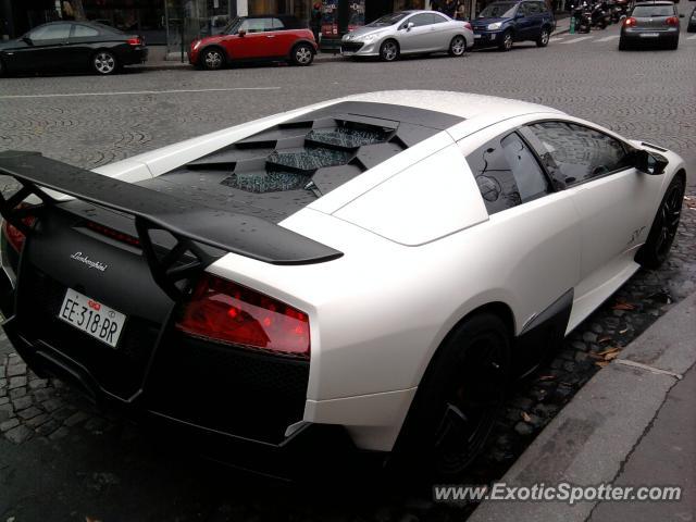 Lamborghini Murcielago spotted in Paris, France