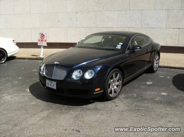 Bentley Continental spotted in Houston, Texas