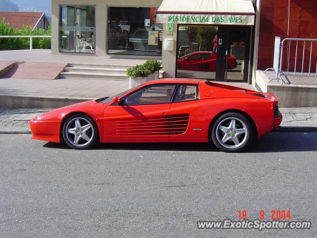 Ferrari Testarossa spotted in Santo Tirso, Portugal, Portugal