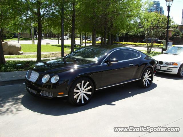 Bentley Continental spotted in Houston, Texas