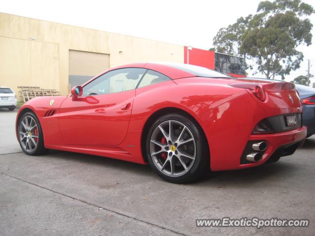 Ferrari California spotted in Melbourne, Australia