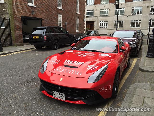 Ferrari F12 spotted in London, United Kingdom