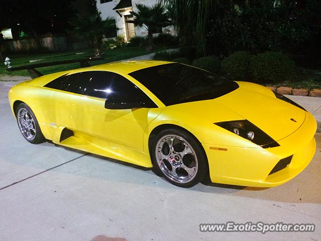 Lamborghini Murcielago spotted in Houston, Texas