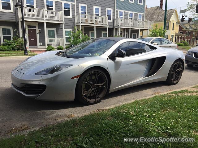 Mclaren MP4-12C spotted in Bloomington, Indiana