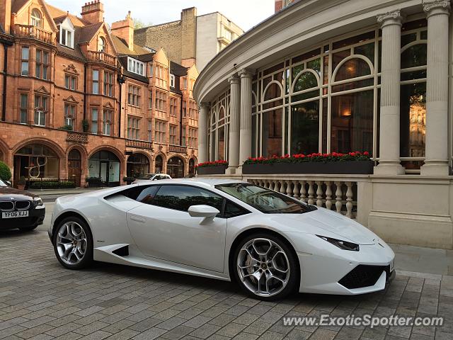 Lamborghini Huracan spotted in London, United Kingdom