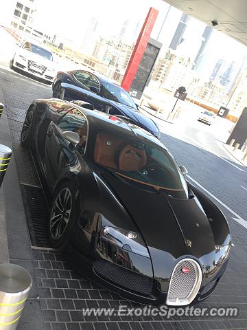 Bugatti Veyron spotted in Dubai, United Arab Emirates