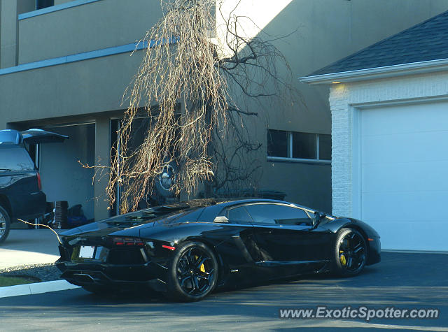 Lamborghini Aventador spotted in Windsor, Ontario, Canada