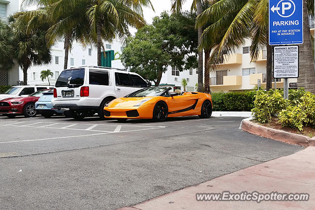 Lamborghini Gallardo spotted in Miami, Florida