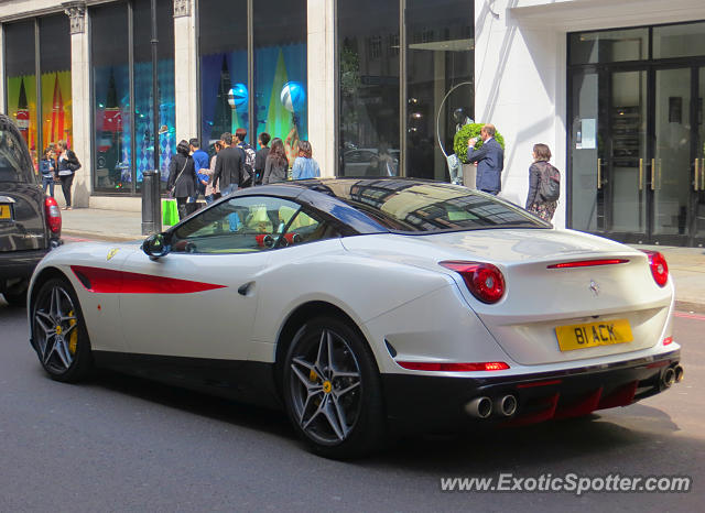 Ferrari California spotted in London, United Kingdom